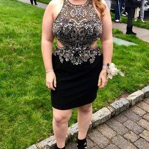 PromGirl Dresses - black sequin short prom dress!! PromGirl Dresses - black sequin short prom dress!!
